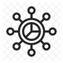 Graph Diagramm Netzwerk Symbol