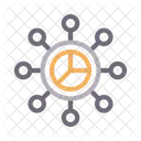 Graph Diagramm Netzwerk Symbol