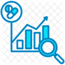 Analyse Statistique Statistiques Medicament Icône