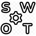 Analyse SWOT Icône