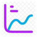 Analyse Texte Lien Graphique Analytique Icône