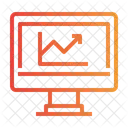 Graphique Rapport Donnees Rapport Graphique Icône