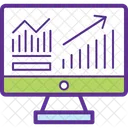 Web Analyse Analytics Icône