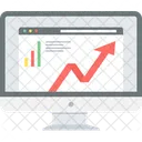 Analyse Web Analyse De Site Web Statistiques De Trafic Icône