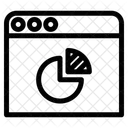 Diagramme Circulaire Web Icône