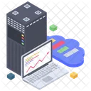 Analyse Web En Ligne Analyse De Donnees Statistiques Icône