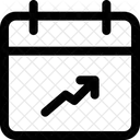 Analyseplan Liniendiagramm Wachstumsdiagramm Symbol