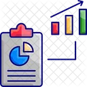 Diagramme Analysebericht Analytik Symbol