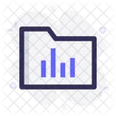 Analytics Ordner Diagramm Analytics Symbol