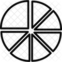 Analyse Diagramme Circulaire Diagramme Icône