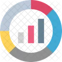 Analyse Graphique A Barres Graphique De Progression Icône