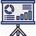 Analyse Graphique A Barres Croissance De Lentreprise Icône