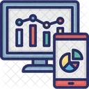 Analyses Analyse De Graphiques Analyse En Ligne Icône