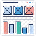 Statistiques Referencement Plan Du Site Web Icône