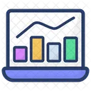 Analyse Web Statistiques En Ligne Infographie Web Icône