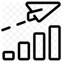 Analyse En Ligne Graphique A Barres Graphique A Barres Icône