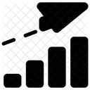 Analyse En Ligne Graphique A Barres Graphique A Barres Icône