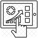 Analyse En Ligne Analyse De Donnees Statistiques Icône