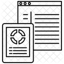 Analyse En Ligne Analyse De Donnees Statistiques Icône