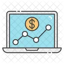 Analyse Financiere Analyse Commerciale Tendance Polyligne Icône