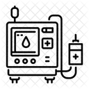 Analyseur de sang  Icône