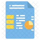 File Chart Business Report Analysis Report Icon