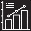 Point Bar Graph Up Icon