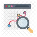 Search Graph Chart Icon