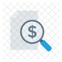 Analysis Search Tax Icon
