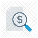 Analysis Search Tax Icon