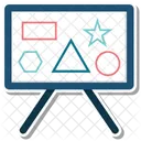 Analysis Analytics Blackboard Icon