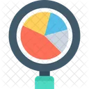 Magnifier Pie Chart Icon