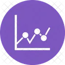 Statistical Graph Analysis Icon