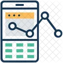 Graph Mobile Analysis Icon
