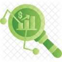Analysis Graph Research Icon