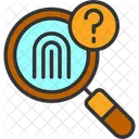 Analysis Evidence Fingerprint Icon
