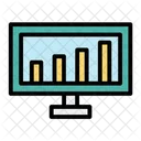 Analysis Cyber Attack Analytics Icon