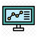 Analysis Data Analytics Computer Icon