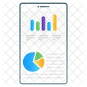 Mobile Analytics Online Analytics Infographic Icon