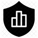 Analysis Shield Graph Icon