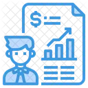 Businessman Manager Strategy Icon