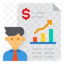 Businessman Manager Strategy Icon