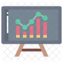 Analysis Presentation Graph Presentation Business Presentation Icon