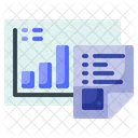 Flat Analytics Diagram Icon