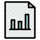 Analytics Document Graph Icon