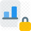 Analysis Report Lock Bar Chart Analysis Report Icon