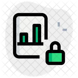 Analysis Report Lock  Icon