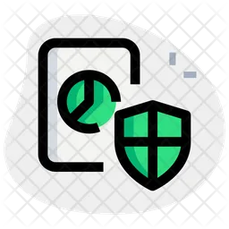 Analysis Report Shield  Icon