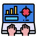 Laptop Hands Screen Icon