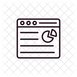 분석 웹사이트  아이콘